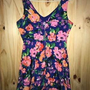 Floral spring party dress